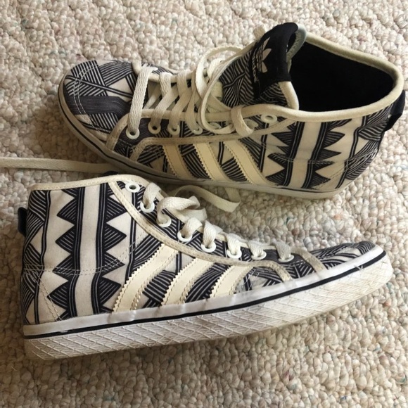 adidas canvas high tops